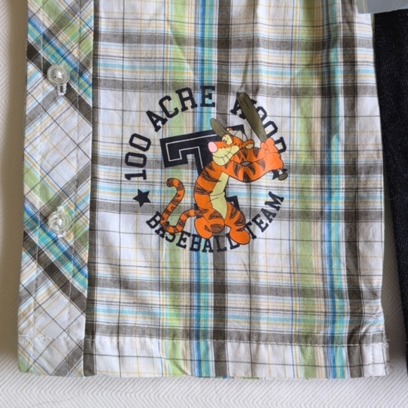 NEW disney tigger baseball 3 piece cotton matching outfit set 24 months baby boy - Picture 4 of 13